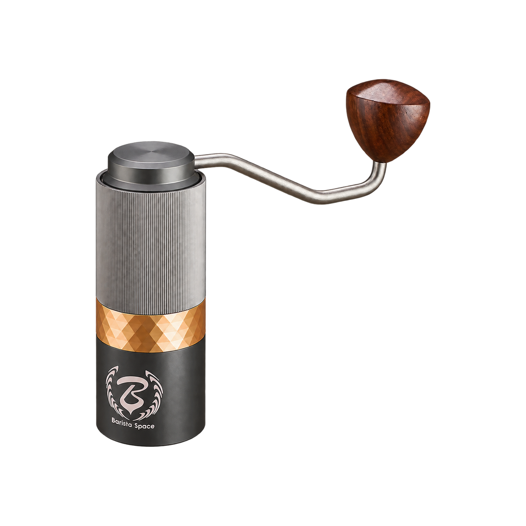 Barista Space Premium Coffee Hand Grinder 2.0 — product view on transparent background