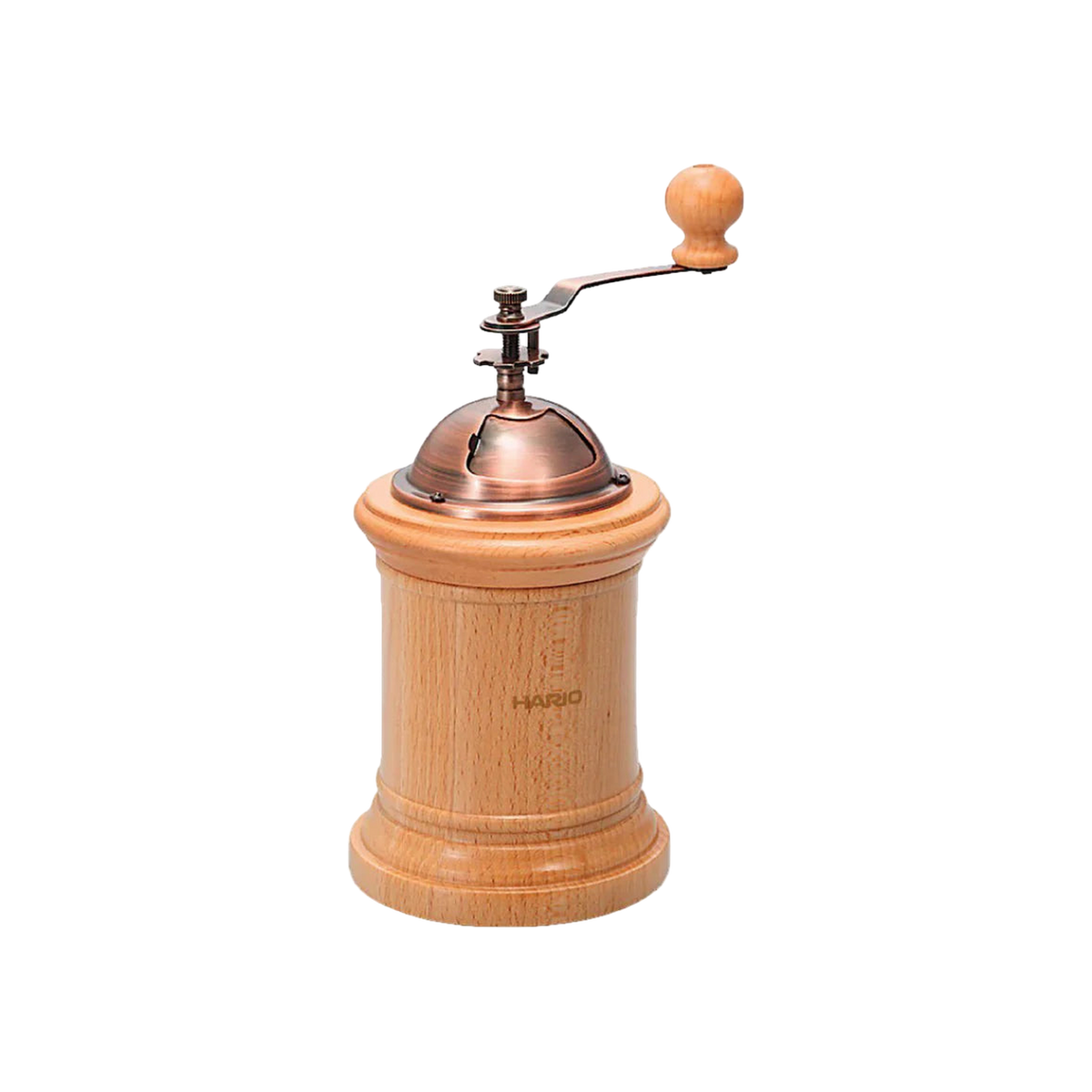 Hario Coffee Mill Manual Grinder – Column — product view on transparent background