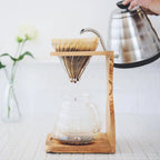 طقم حامل هاريو V60 من خشب الزيتون