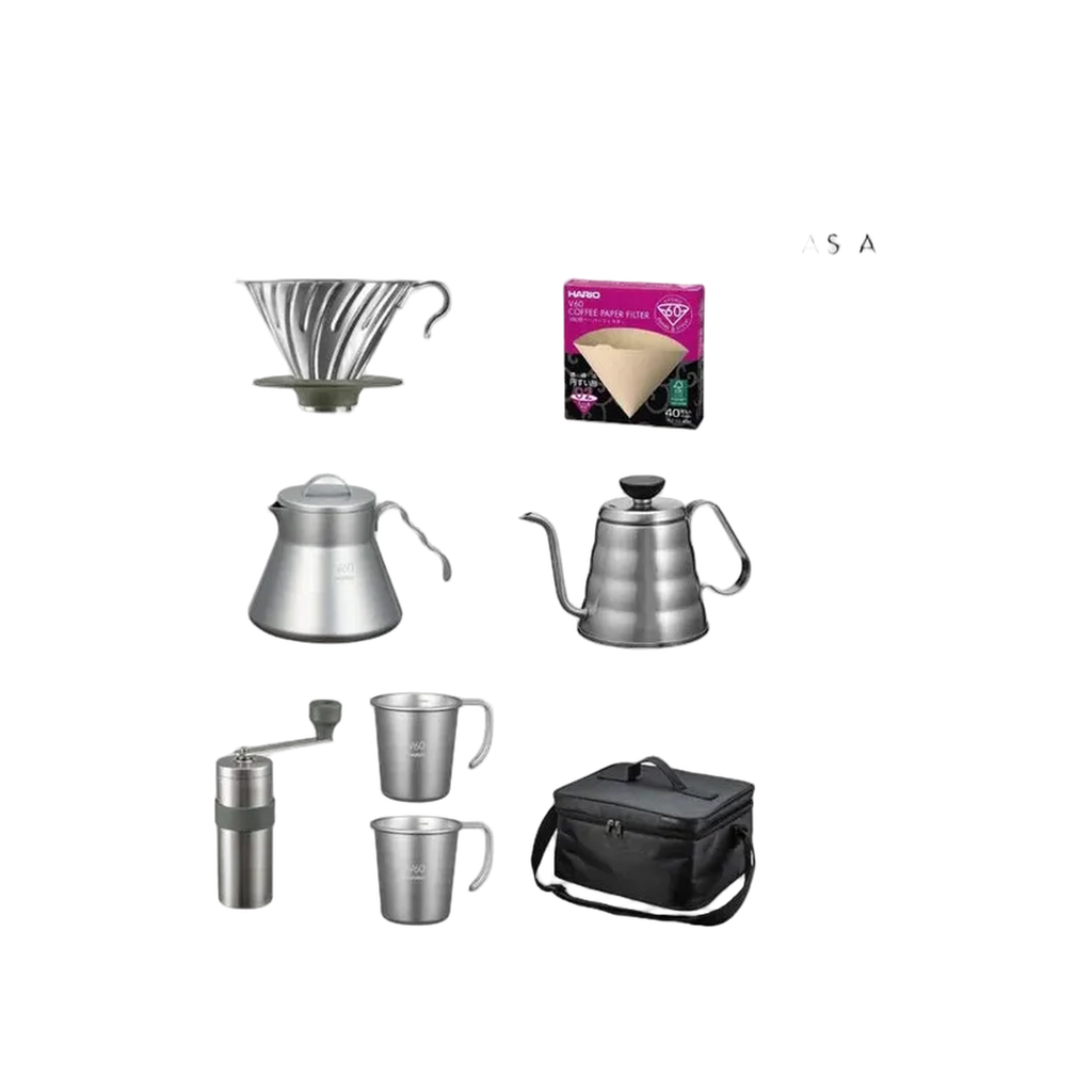 Hario - V60 Outdoor Coffee Full Set — square product photo with transparent padding
