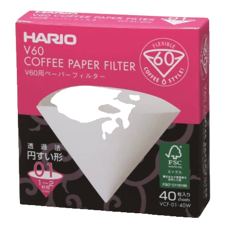 Hario V60-01 Paper Filters