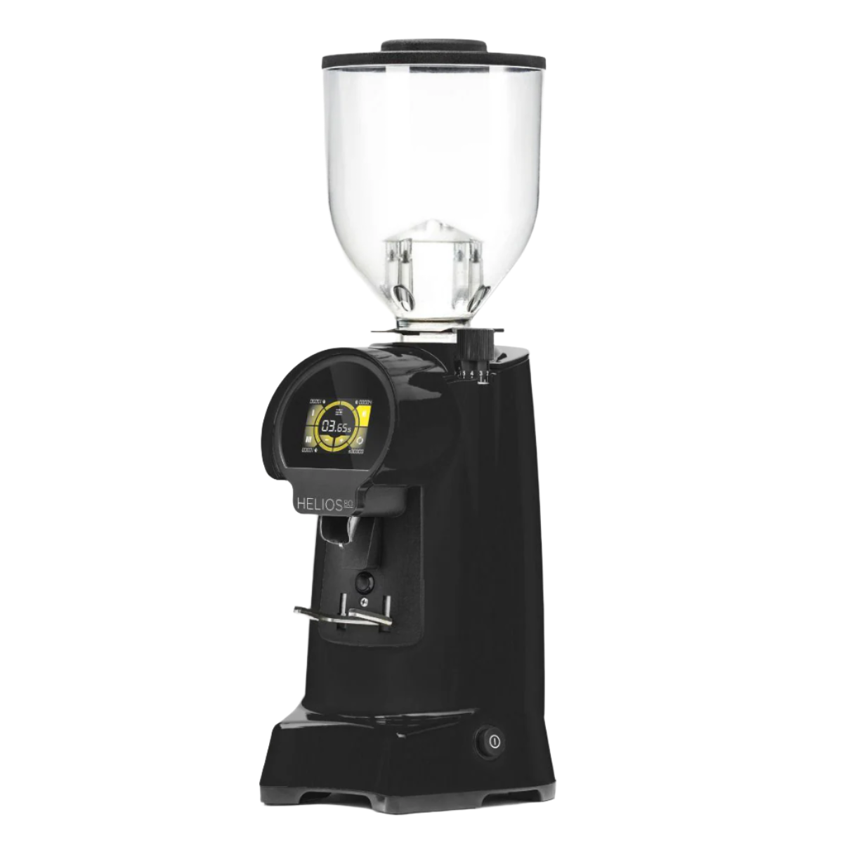 Eureka Helios 80mm Flat Burr On Demand Coffee Grinder - BeanBurds CMI Equipment Black Coffee Grinders