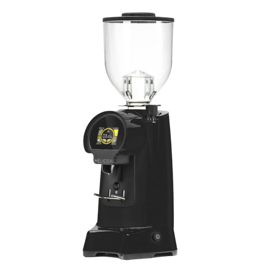 Eureka Helios 80mm Flat Burr On Demand Coffee Grinder - BeanBurds CMI Equipment Black Coffee Grinders