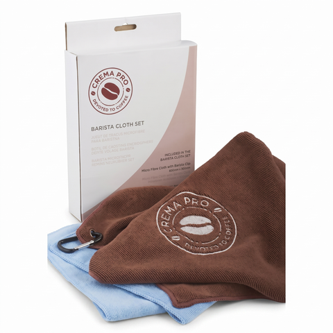 Crema Pro Barista Micro Cloth Set. 2 - BeanBurds Saraya Coffee Default Title Barista Cloth