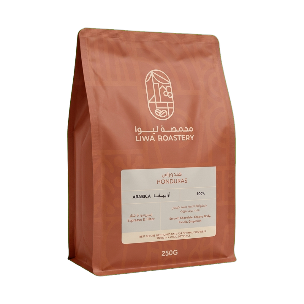 Hondurast — upright transparent coffee hero