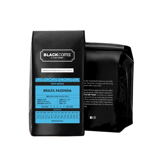 Brazil Fazenda - BeanBurds Black Coffee By Cafe Younes 250g / Rakweh / Turkish / Medium Coffee Beans