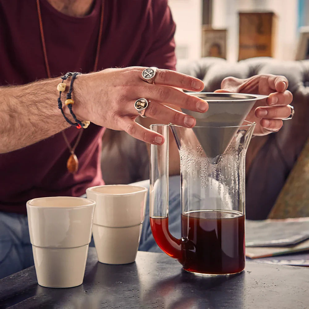 E&B Carafe - Heat-Resistant Borosilicate Glass - BeanBurds Brewing Gadgets Standard Server