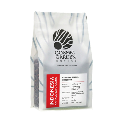 Indonesia Kamala Batukaang — upright transparent coffee hero