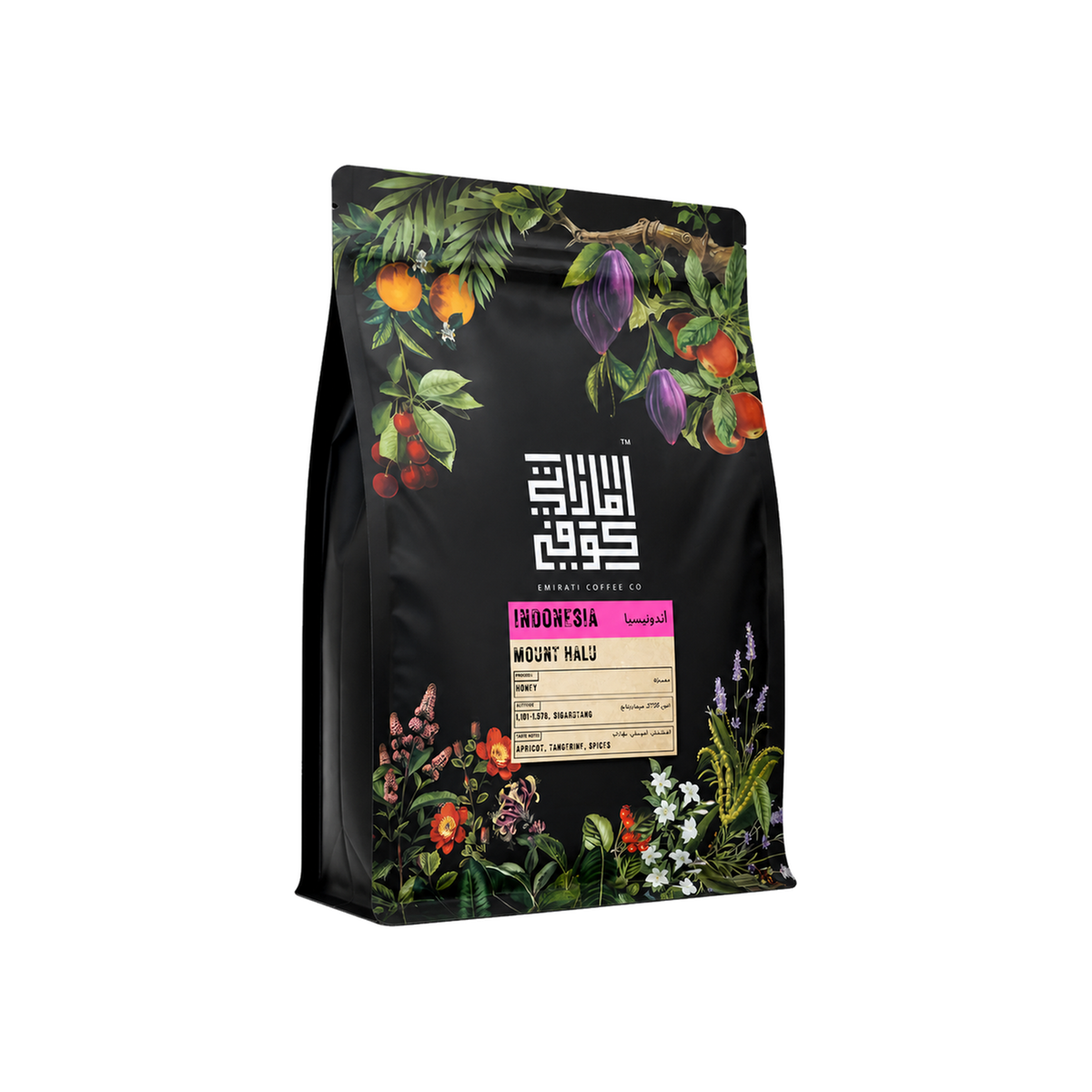Indonesia Mount Halu, West Java — square product photo with transparent padding