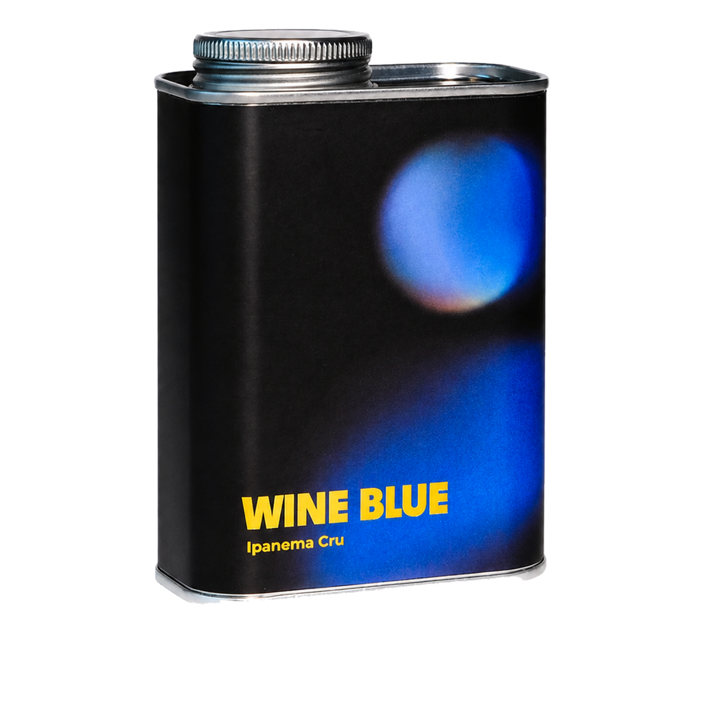 Ipanema Cru Wine Blue transparent upright 15-degree yaw hero