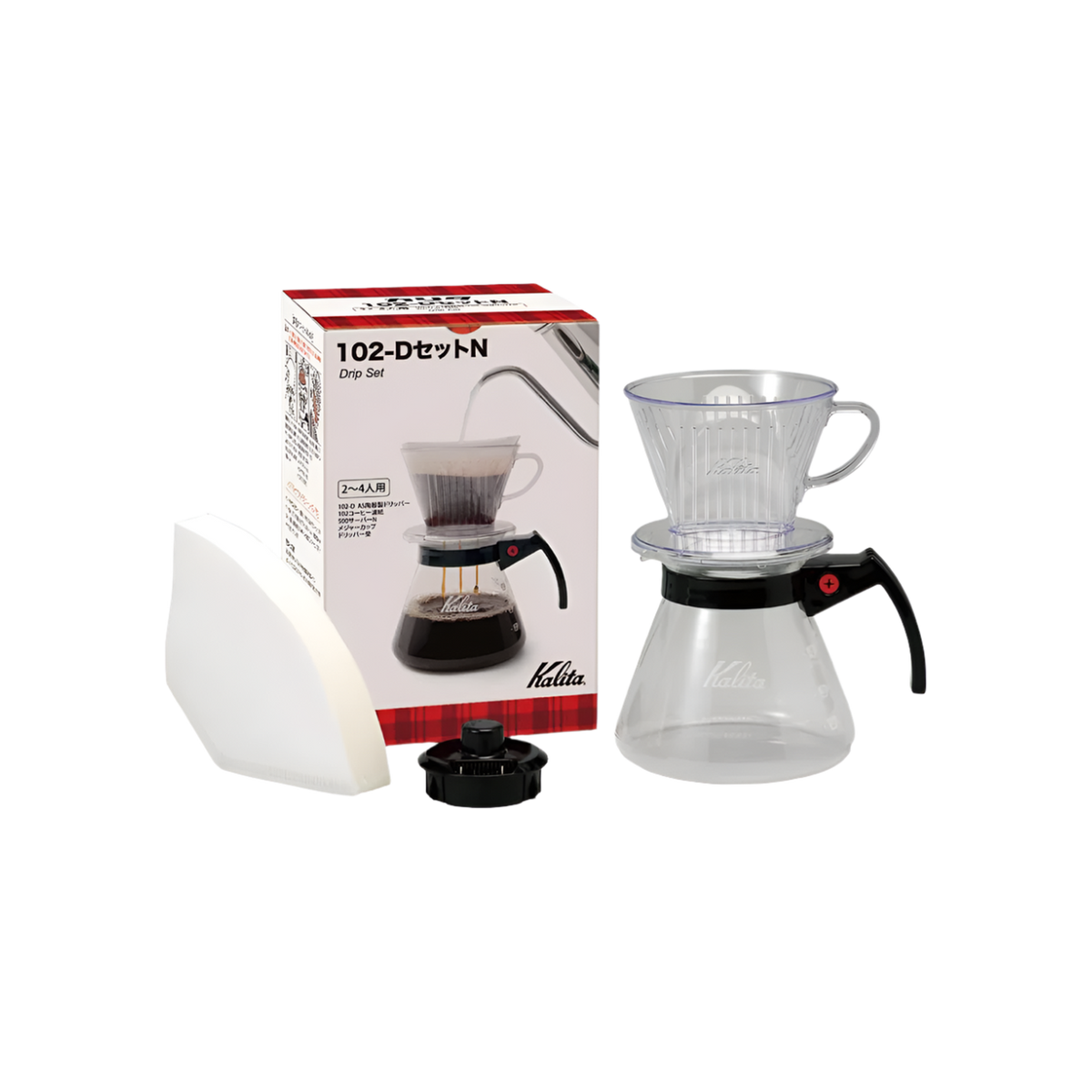 Kalita Drip Set 102-D — square product photo with transparent padding