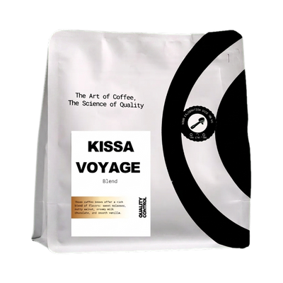 Kissa Voyage — upright transparent coffee hero