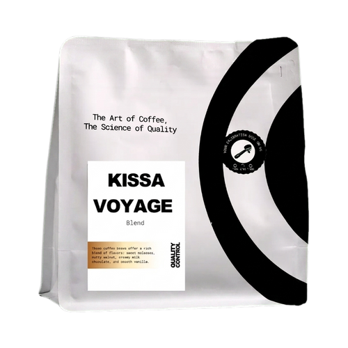 Kissa Voyage — upright transparent coffee hero
