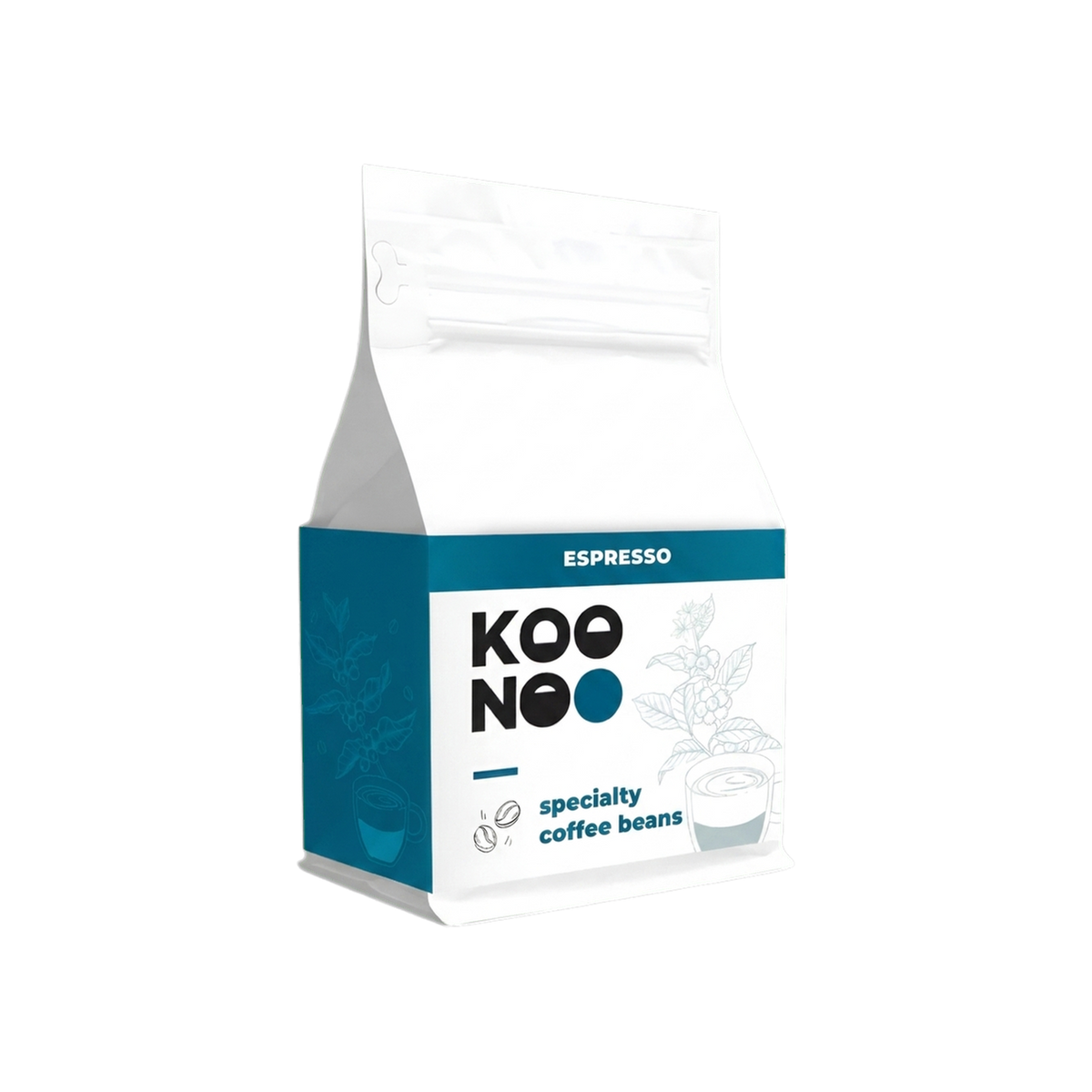 Koonoo Espresso Beans — square product photo with transparent padding