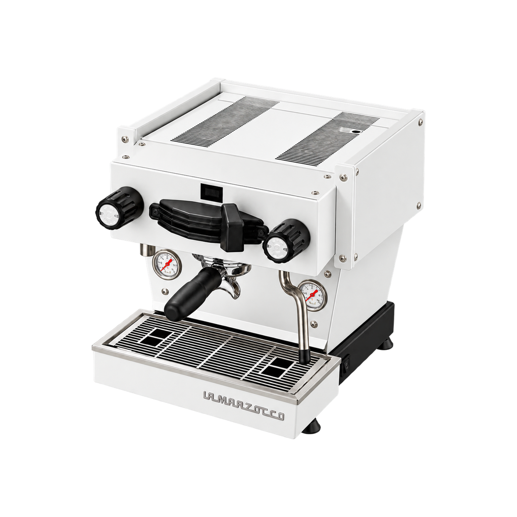 La Marzocco Linea Mini R — White matched product view, transparent background