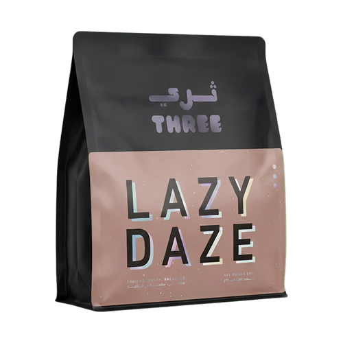 Lazy Daze Blend — upright transparent coffee hero