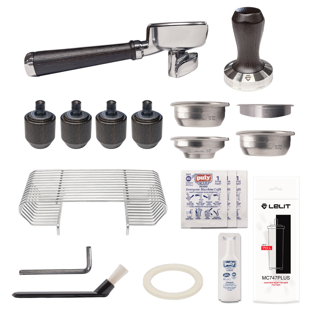 Lelit MaraX3 what's in the box, Brushed Stainless Steel version