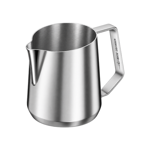 MHW-3Bomber GT Milk Pitcher U-Shape Spout, 400ml — product view on transparent background