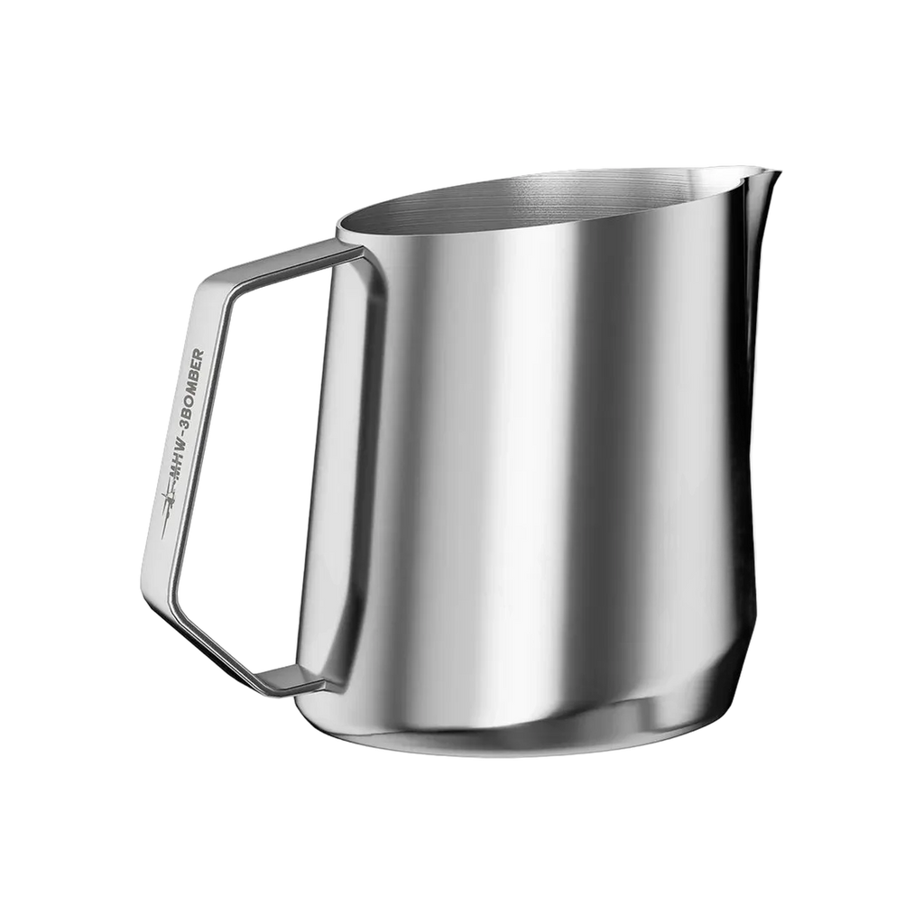 MHW-3Bomber GT Milk Pitcher U-Shape Spout, 400ml — square product photo with transparent padding