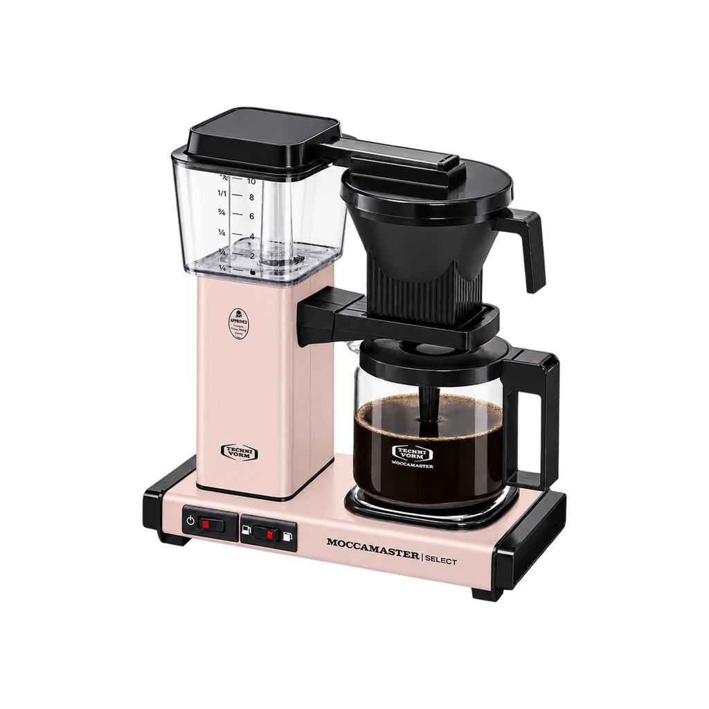 Moccamaster KBG Select Coffee Machine — Cherry Blossom — matching product angle on transparent background