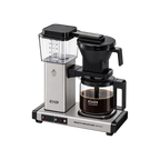 Moccamaster KBG Select Coffee Machine — Matte Silver — matching product angle on transparent background