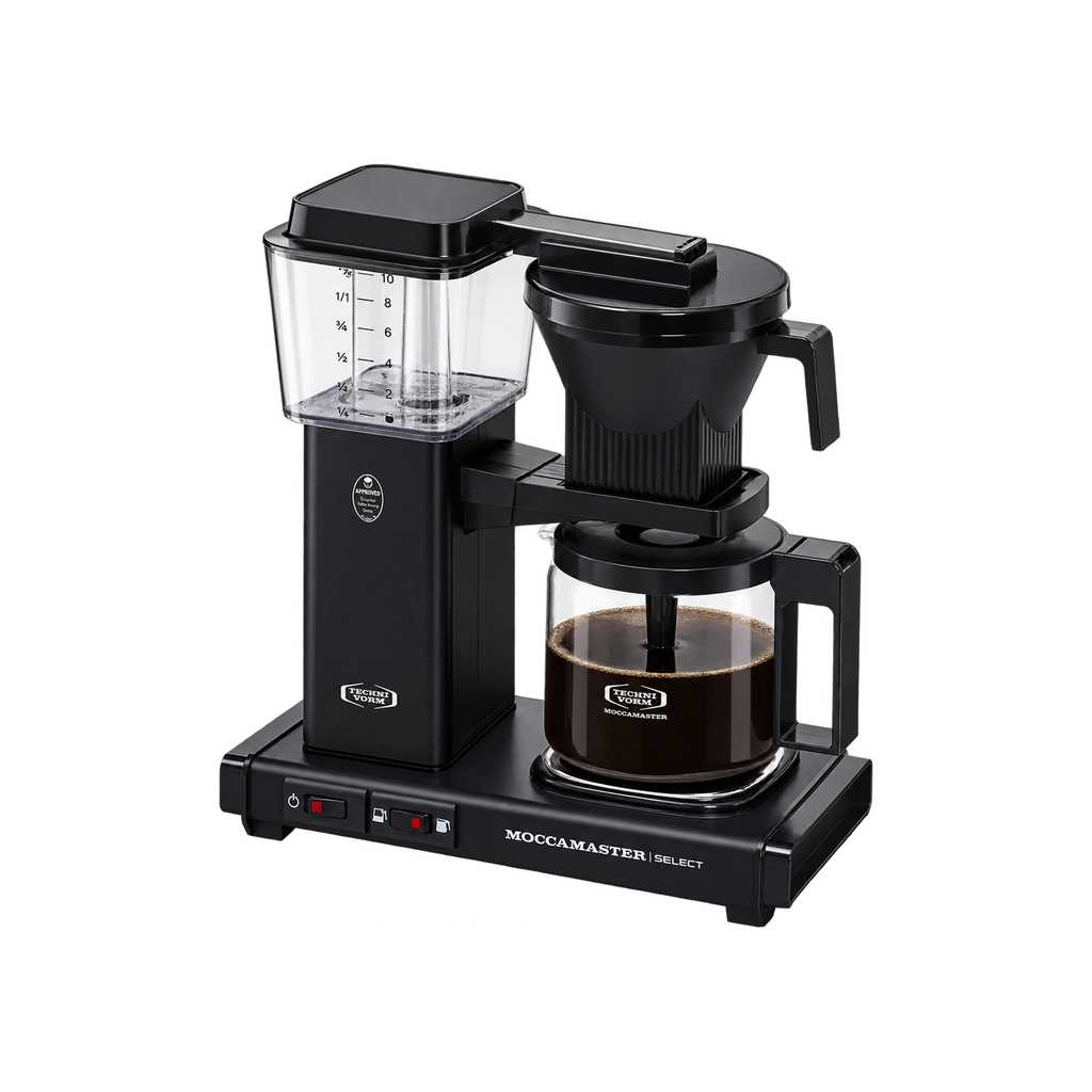 Moccamaster KBG Select Coffee Machine — product view on transparent background