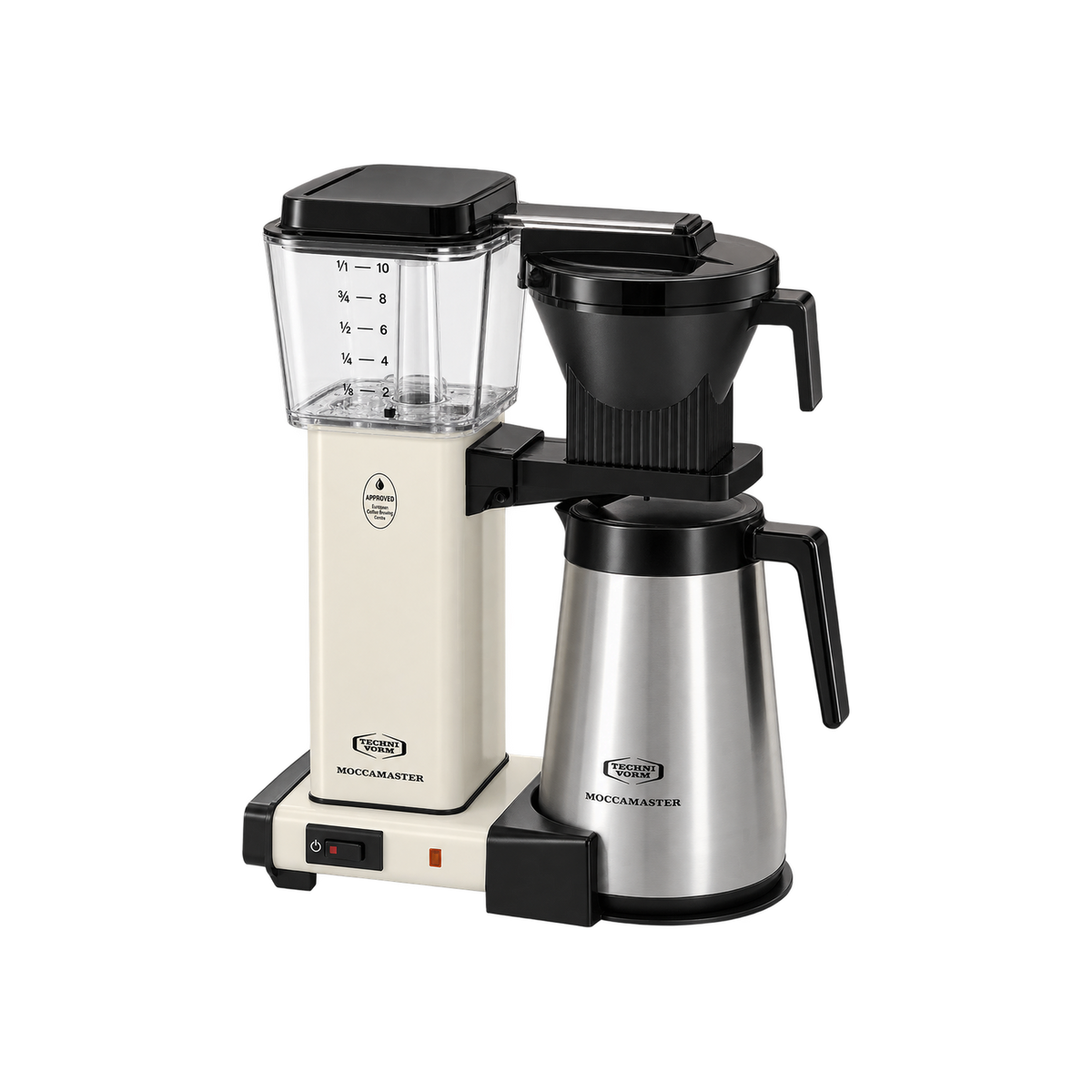 Moccamaster KBGT Coffee Machine — product view on transparent background