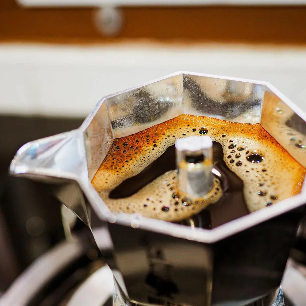 Bialetti Moka Express Coffee Maker - Silver - BeanBurds Brewing Gadgets 3 Cups Brewing Equipment