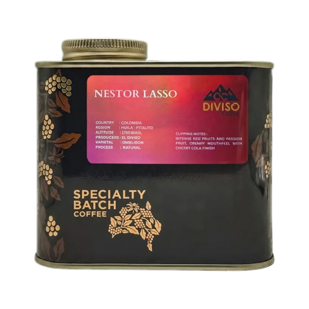 Nestor Lasso — upright transparent coffee hero
