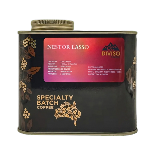 Nestor Lasso — upright transparent coffee hero