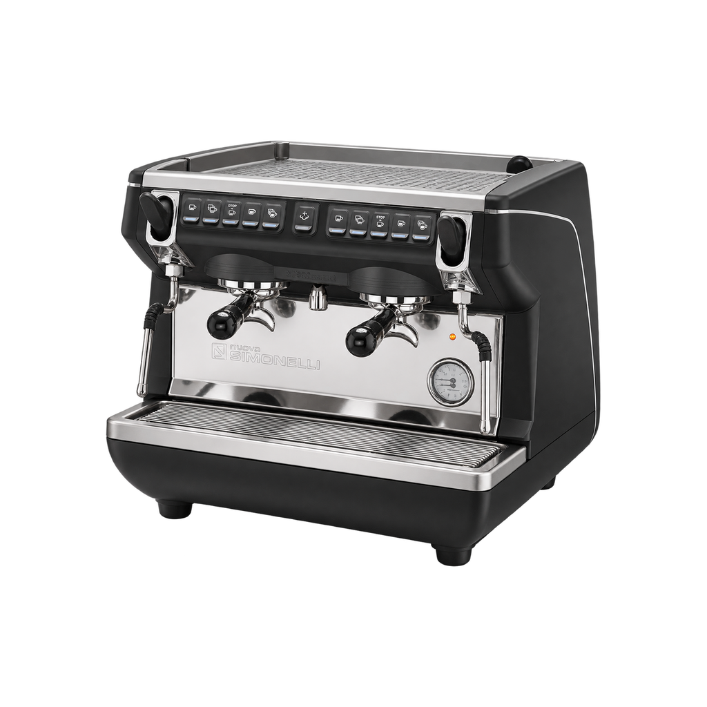 Nuova Simonelli Appia Life Compact 2 Group Volumetric — product view on transparent background