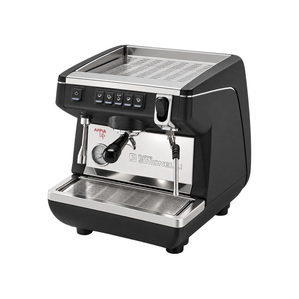 Nuova Simonelli Appia Life Single Group Volumetric — product view on transparent background