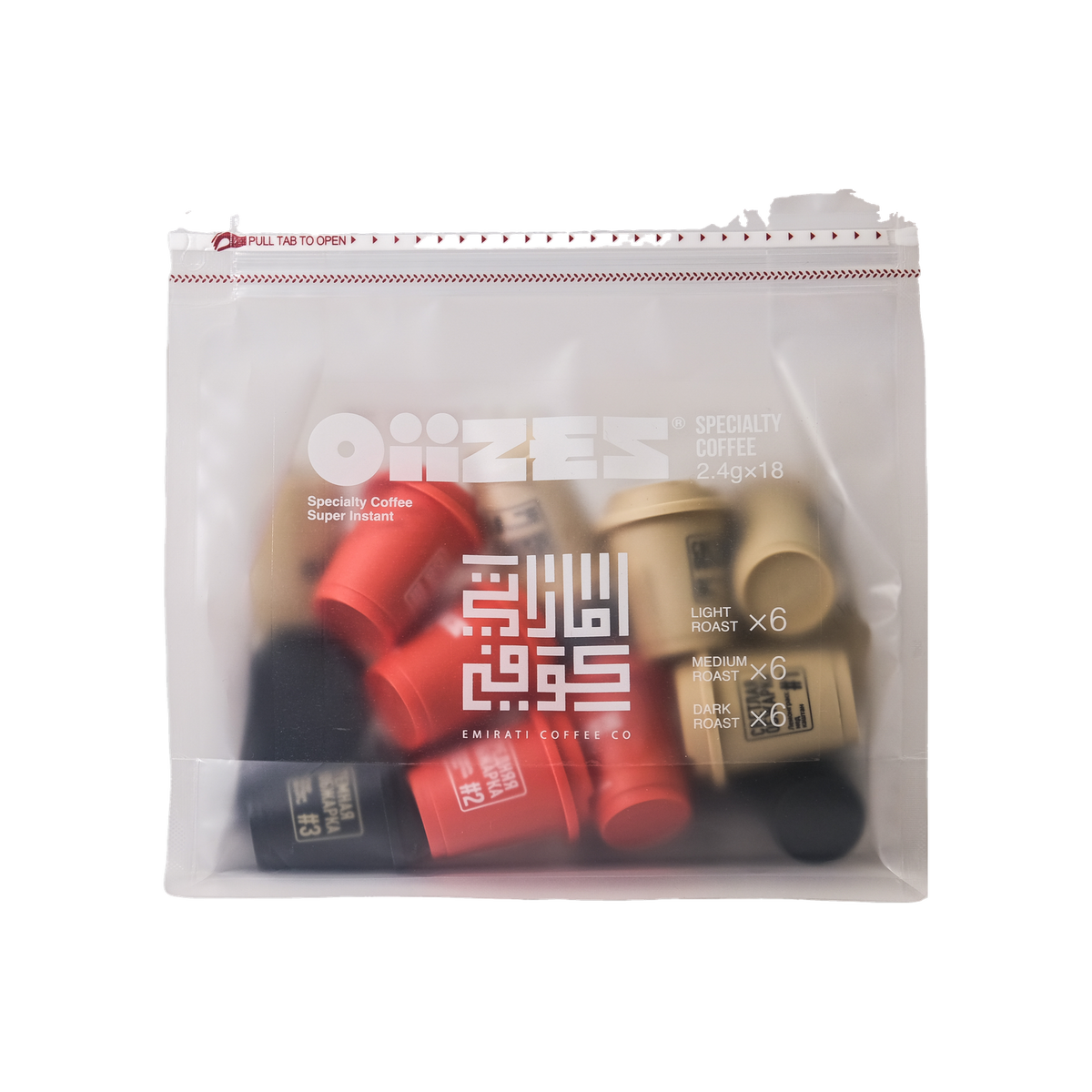 Oiizes instant specialty coffee sachets by Emirati Coffee Co