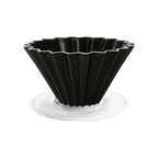 Origami Dripper M with Plastic Holder — product view on transparent background