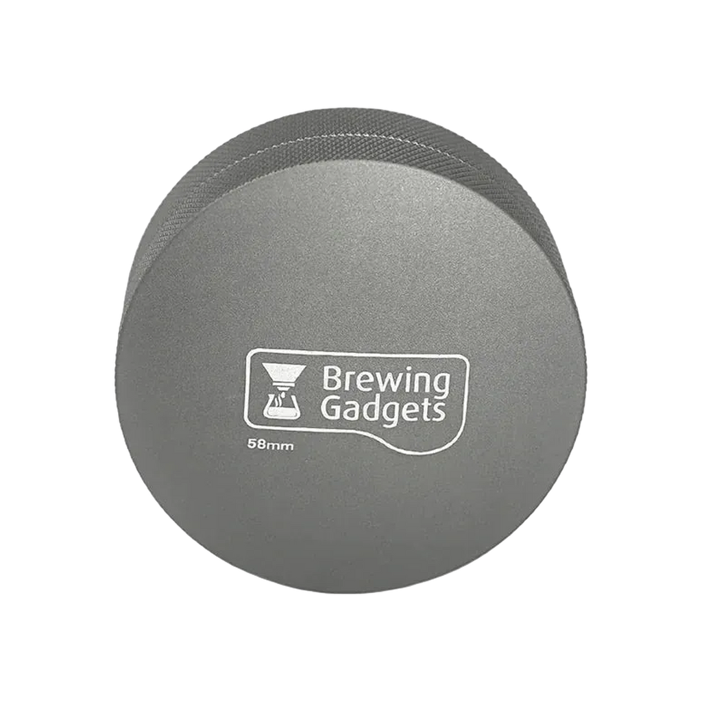 Palm Handle Tamper Grey 58mm — square product photo with transparent padding