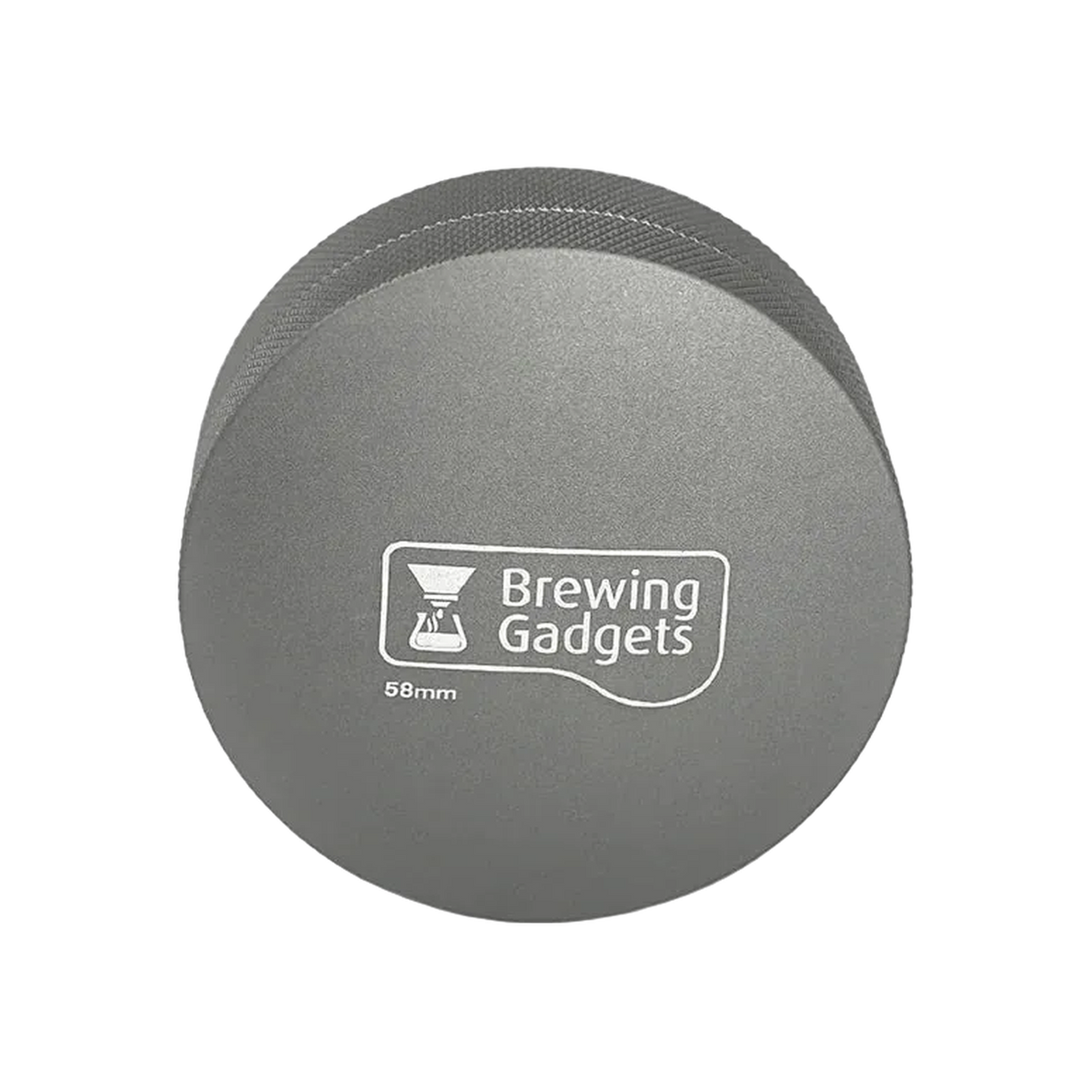 Palm Handle Tamper Grey 58mm — square product photo with transparent padding