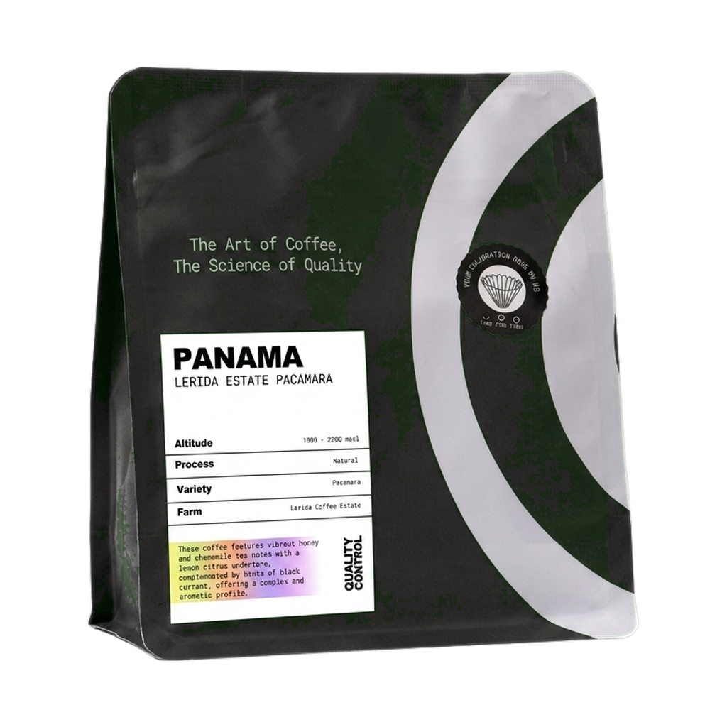 Panama Lerida Pacamara — upright transparent coffee hero