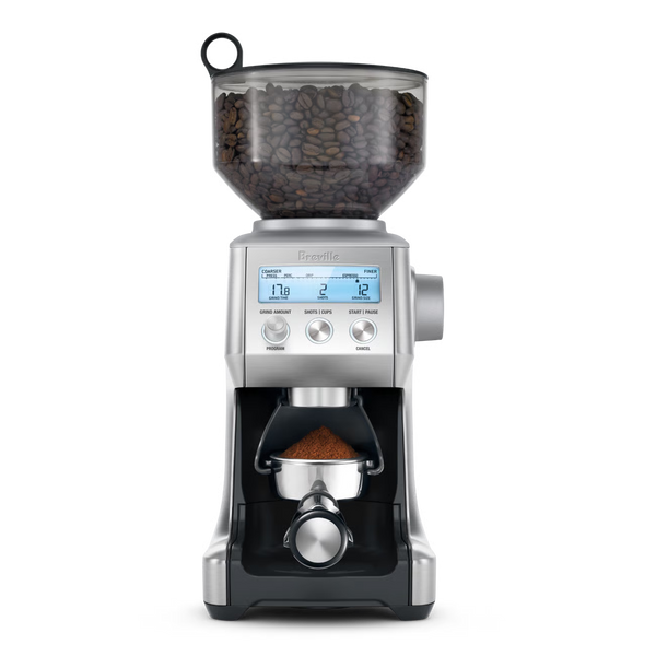 Sage the Smart Grinder Pro - BeanBurds BRG Group Brushed Stainless Steel Home Grinder