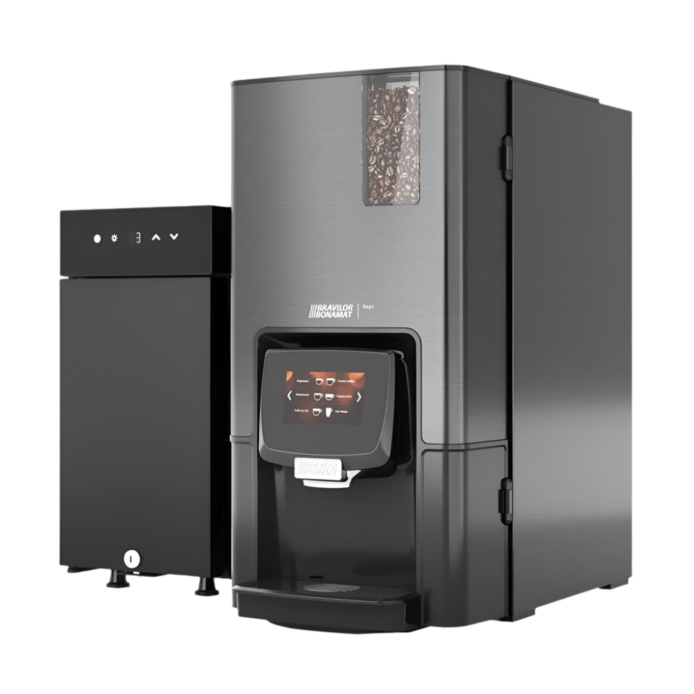 Bravilor Bonomat Sego 12L with fridge - BeanBurds Intellect Coffee Coffee Machine