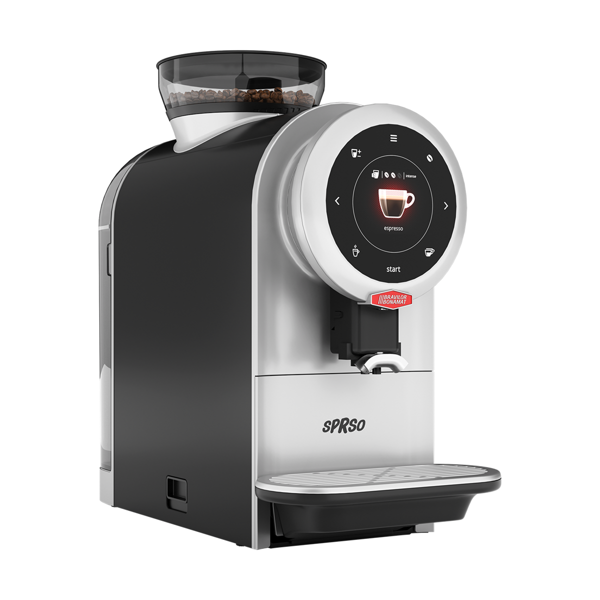 Bravilor Bonomat Sprso with milk cooler - BeanBurds Intellect Coffee Coffee Machine