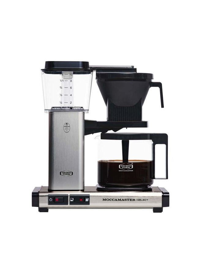 Moccamaster KBG Select Coffee Machine - Polished Silver