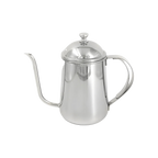 Precise Stainless Steel Coffee Kettle With Lid, 700ml — square product photo with transparent padding