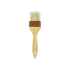 Precise Wide Flat Brush with Natural Bristles and Wooden Handle — square product photo with transparent padding