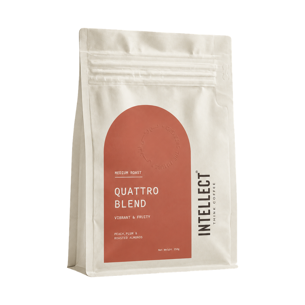 Quattro Blend — transparent upright 15-degree yaw hero