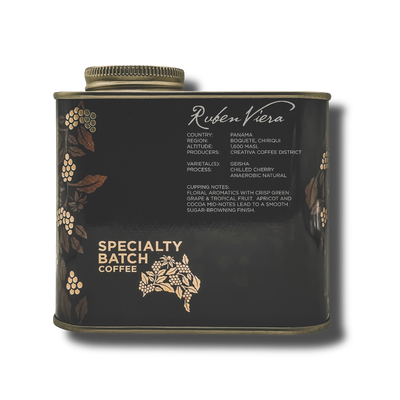 Ruben Viera - BeanBurds Specialty Batch Coffee 100g (4-5 cups) / Whole Bean / Filter Coffee Beans