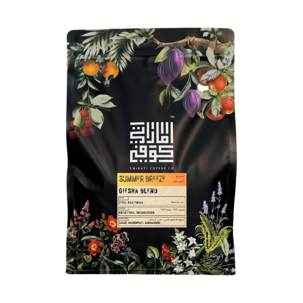 Summer Breeze (Mixture) — upright transparent coffee hero