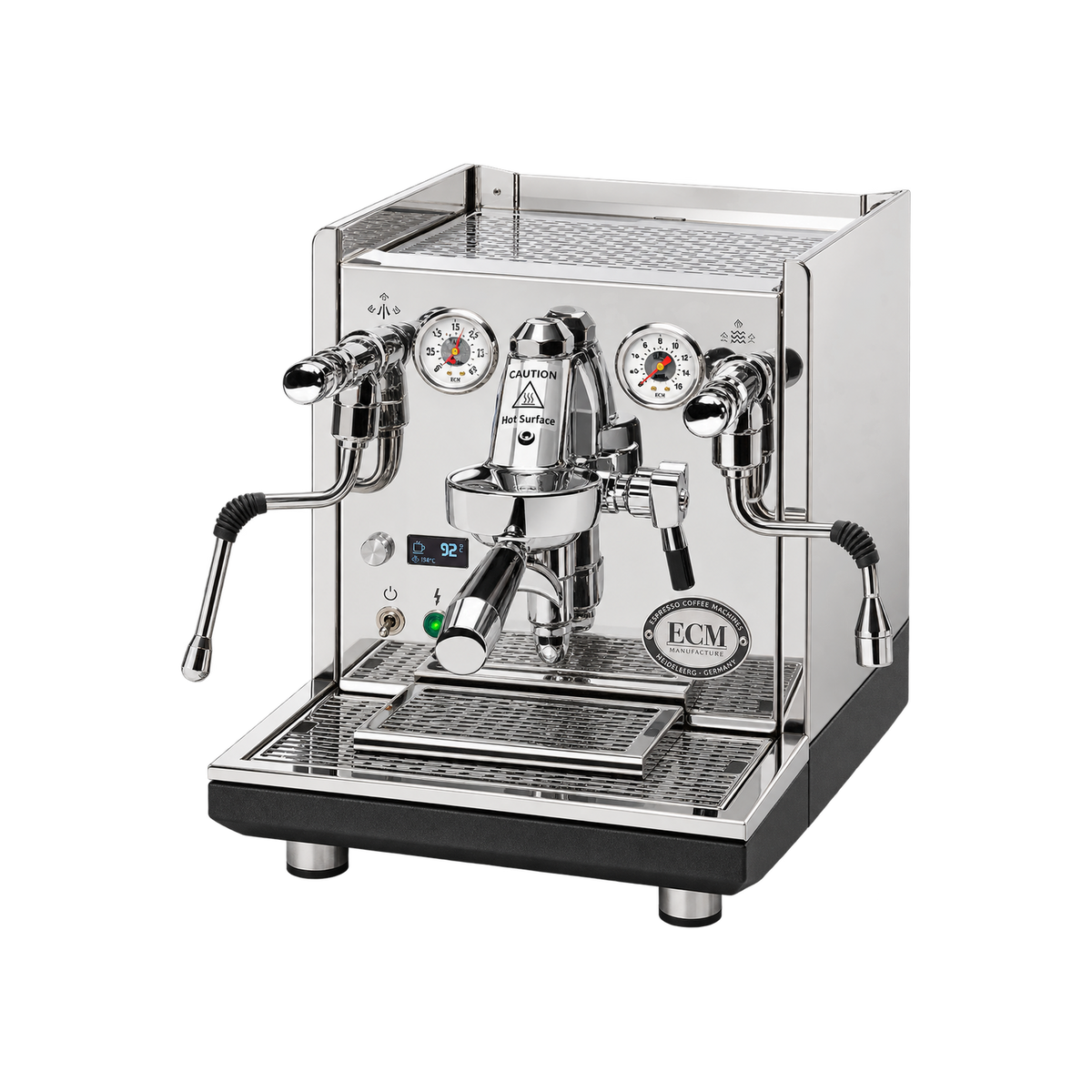 ECM Synchronika II Espresso Machine — product view on transparent background