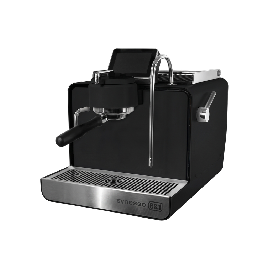 SYNESSO ES1 COMPACT SINGLE HEAD COFFEE MACHINE — product view on transparent background