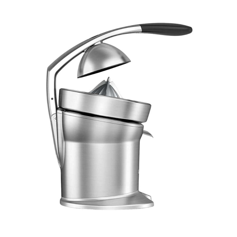 Sage the Citrus Press Pro in brushed stainless steel, official product view