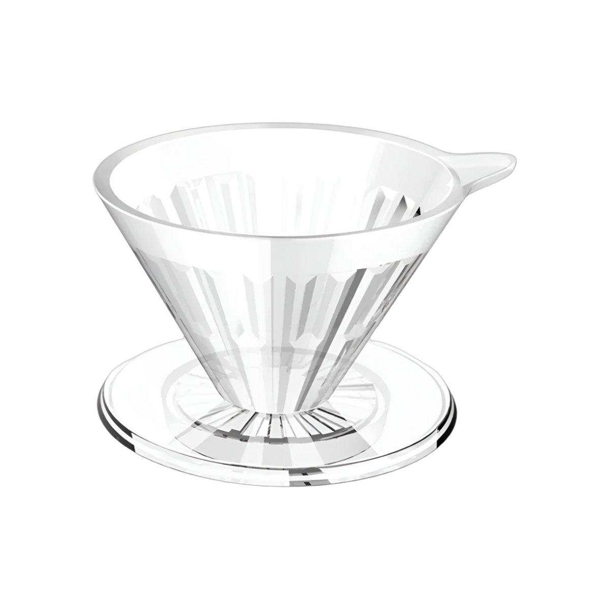 Timemore Crystal Eye Dripper, 02 Size — square product photo with transparent padding